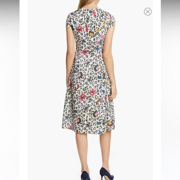 NWT Ted Baker London Stelaar Wilderness MIDI Dress Ted Size 1/ US XS - Picture 7 of 16